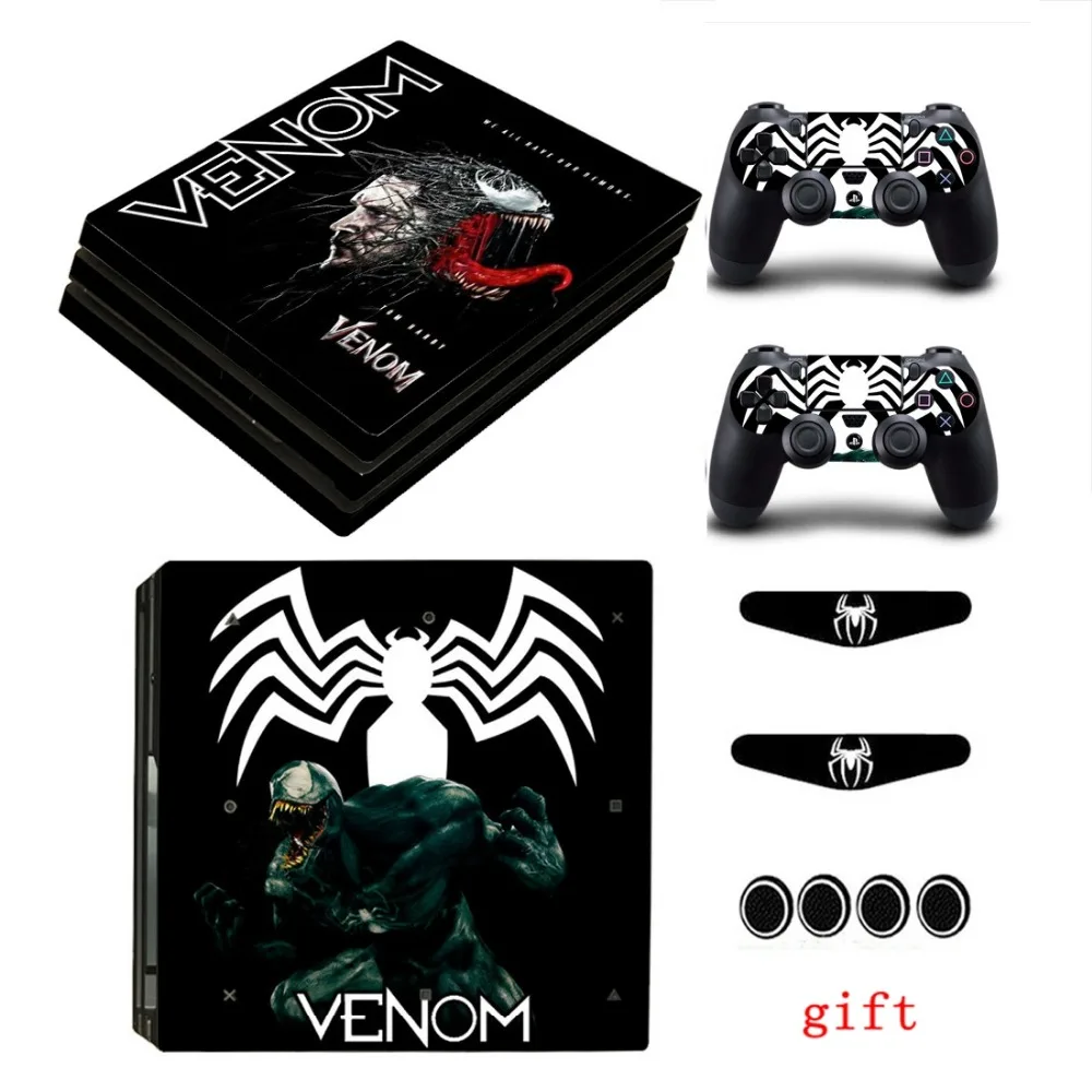 Skins Stickers Game Venom For Playstation 4 PS4 Pro Controller Console Vinyl Skin Decals Play station PRO Covers | Электроника