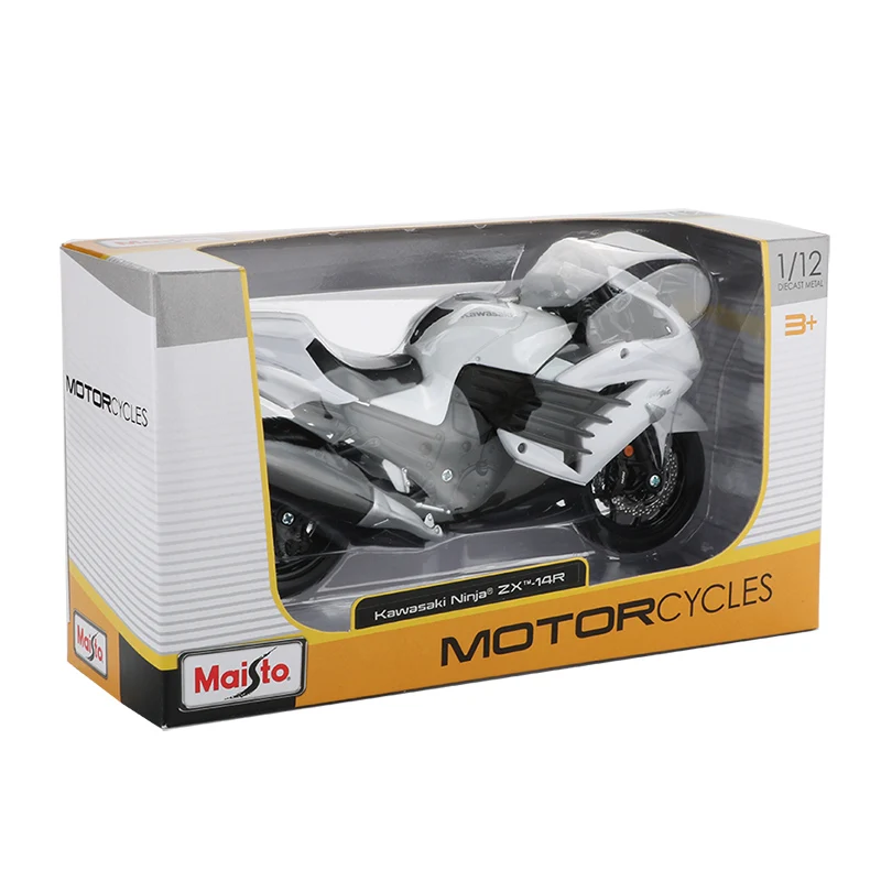 

Maisto 1:12 Motorcycle Model Toy Simulation Racing Car ZX - 14R Alloy Motorbike Vehicle Toys For Children Adult Collection