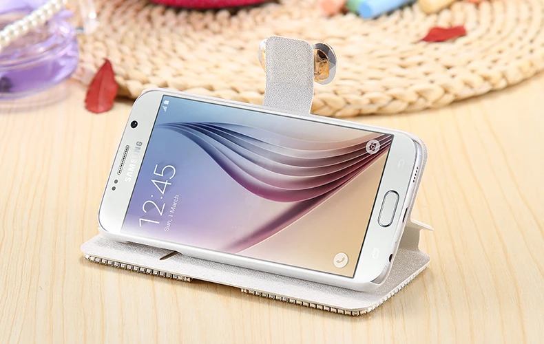 KISSCASE чехол для samsung Galaxy Note 4/Note 5 A5 A7 S5 6 S6 Edge Plus для sony Z3 держатель-книжка класса люкс со стразами чехол для корпуса