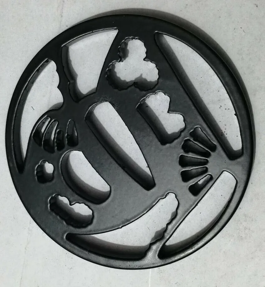 Высококачественная железная стальная защита Tsuba для японского самурайский меч