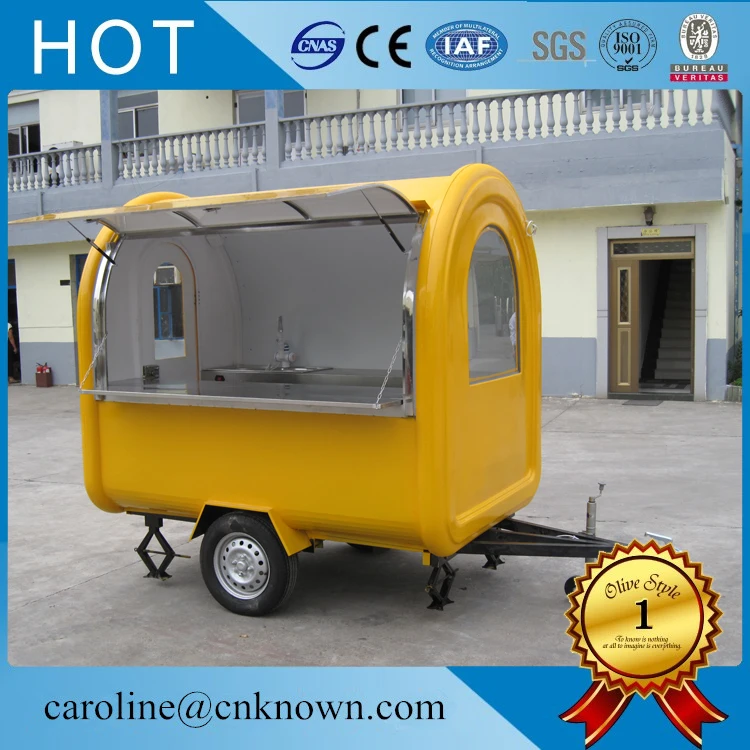 160 cm wide food trailer custom inside and color cart for sale the could install fried ice cream machine | Бытовая техника