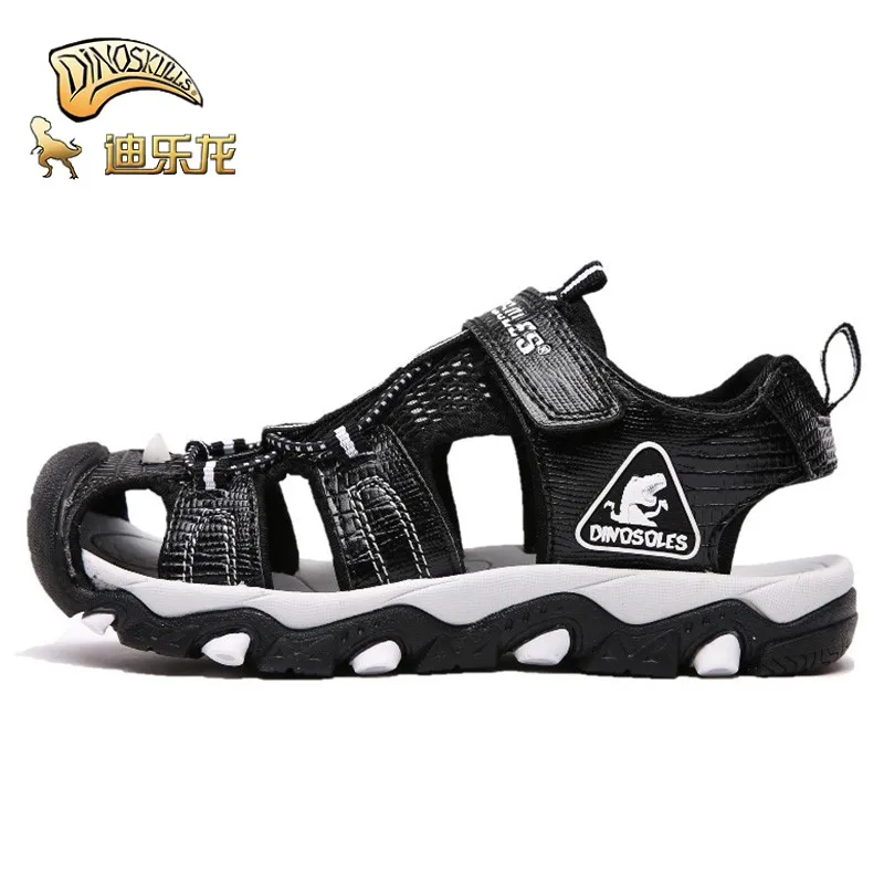 DINOSKULLS кожаные сандалии для мальчиков Детская Подростковая школьная летняя