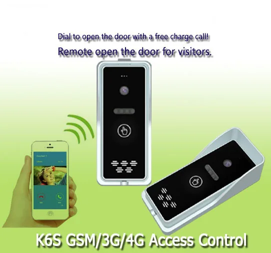 GSM квартира Интерком система контроля доступа бесплатный вызов заряд дверь