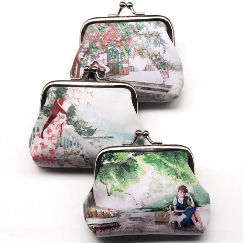 M146 рисунками из мультфильмов портмоне Для женщин модная одежда для девочек