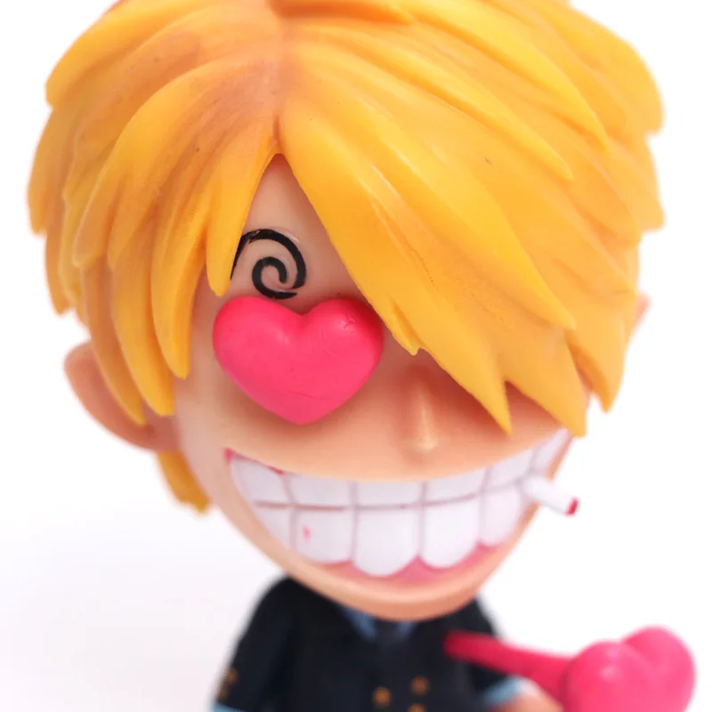 Аниме одна штука Vinsmoke Sanji сердце выскакивает ПВХ фигурка Коллекционная модель