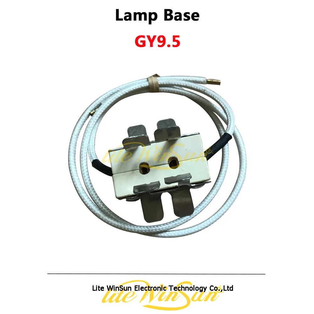 GY9.5 Litewinsune,, 6 шт./лот, цоколь лампы GY9.5, держатель лампы, одноконцевая цоколь лампы GX9.5 G15 G22 GX16 - Цвет: GY9.5