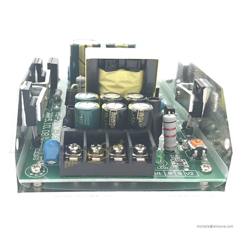 Litewinsune HS 200W 36V + 12 В питание ток поставщик питания плата для Par LED сценическое