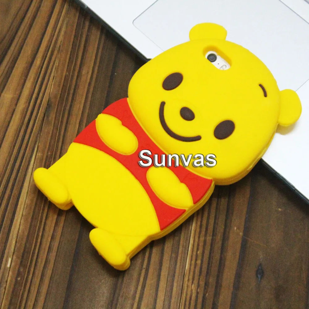 Мягкая силиконовая задняя крышка с 3D милым рисунком Минни Бэтмена для iPhone 5, 5S, 5C, SE, 6, 6s, X, XR, Xs Max, 7, 8 Plus, чехлы для телефонов, Fundas Coque