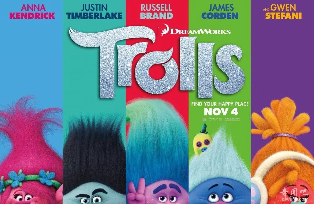 6 шт./компл. 2016 DREAMWORKS кино тролли Поппи Бранч Biggie фигурки из ПВХ куклы игрушки|figure