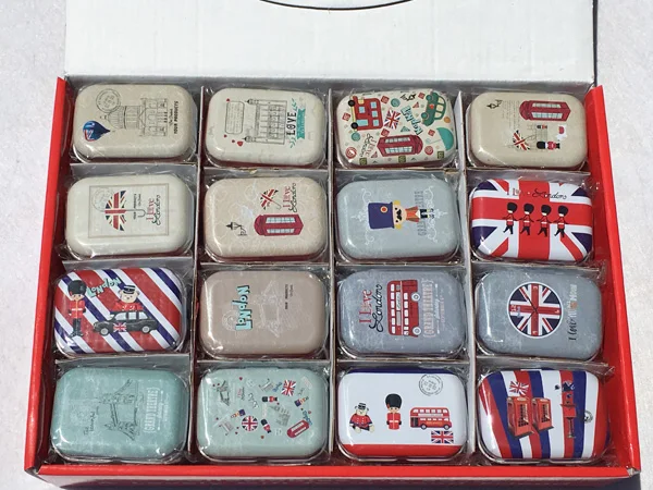 32 шт./лот почта/Лондон/почтовый ящик/жестяные коробки маленький подарок