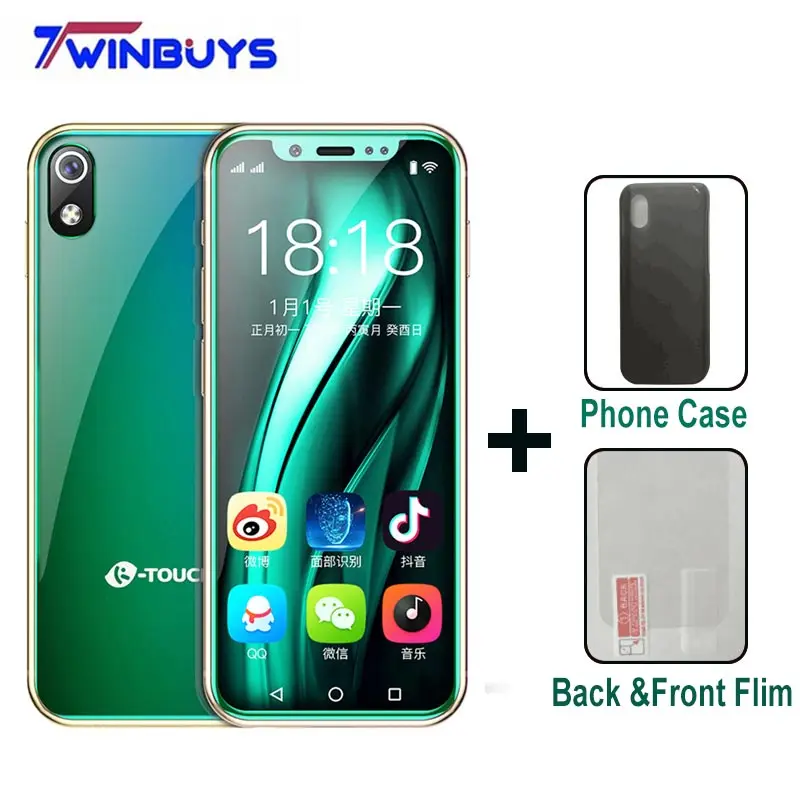 3 5 &quotсамый маленький Android 8 1 смартфон K-TOUCH I9 Гб 32 Face ID 4 ядра 1000 мАч м + 5MP карманный