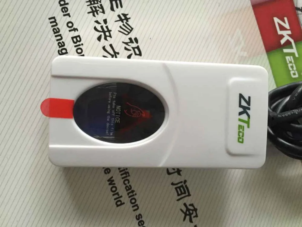 ZKTeco ZK9000 цифровой персональный USB био сканер отпечатков пальцев для компьютера ПК Офис Бесплатный SDK же Особенности с URU5000