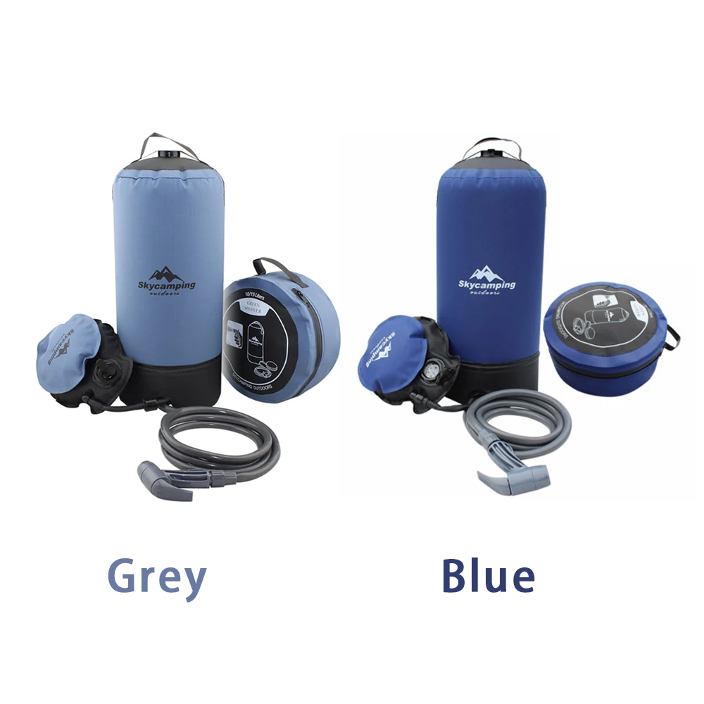 11L ПВХ легкий для купания путешествия хранение воды открытый надувной душ