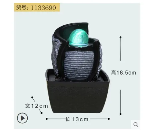 Маленький фонтан воды особенности фэн-шуй колеса рабочего украшения дома | Дом и