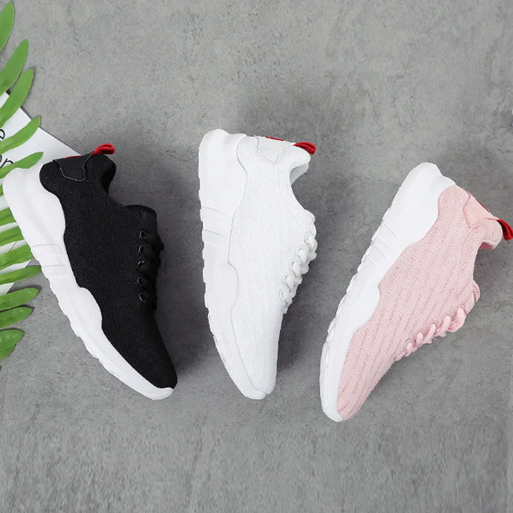 Женские кроссовки дышащие на плоской подошве со шнуровкой 2018 | Обувь