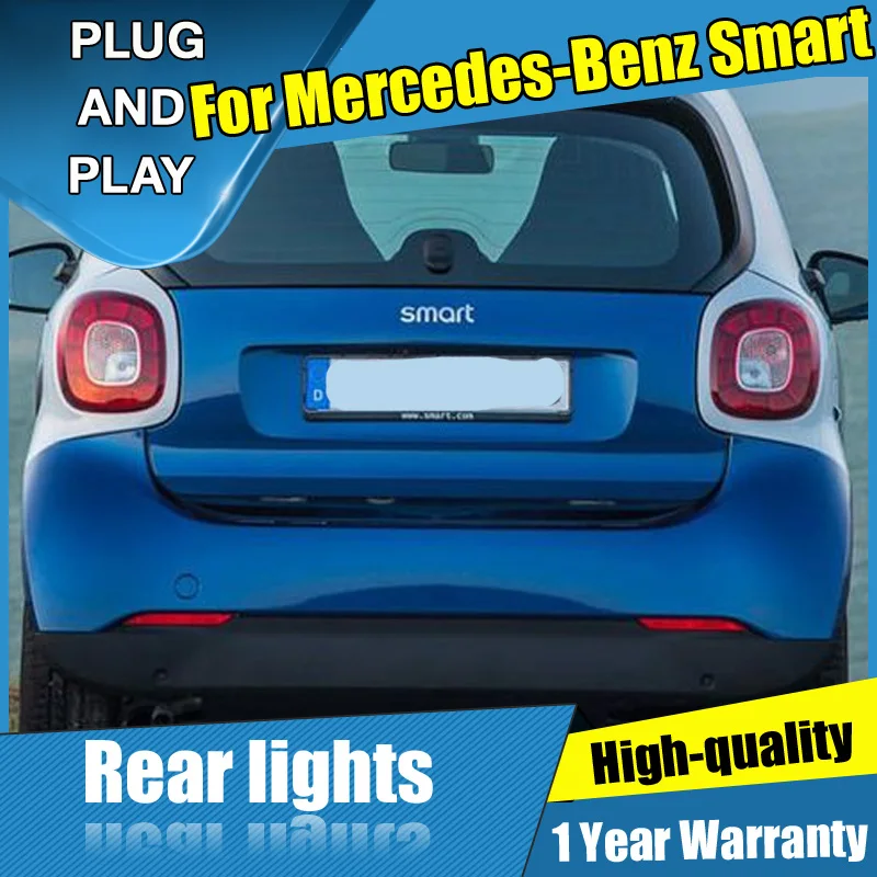 4PCS Car Styling for Benz Smart Taillights 2016-2019 LED Tail Lamp+Turn Signal+Brake+Reverse light | Автомобили и мотоциклы