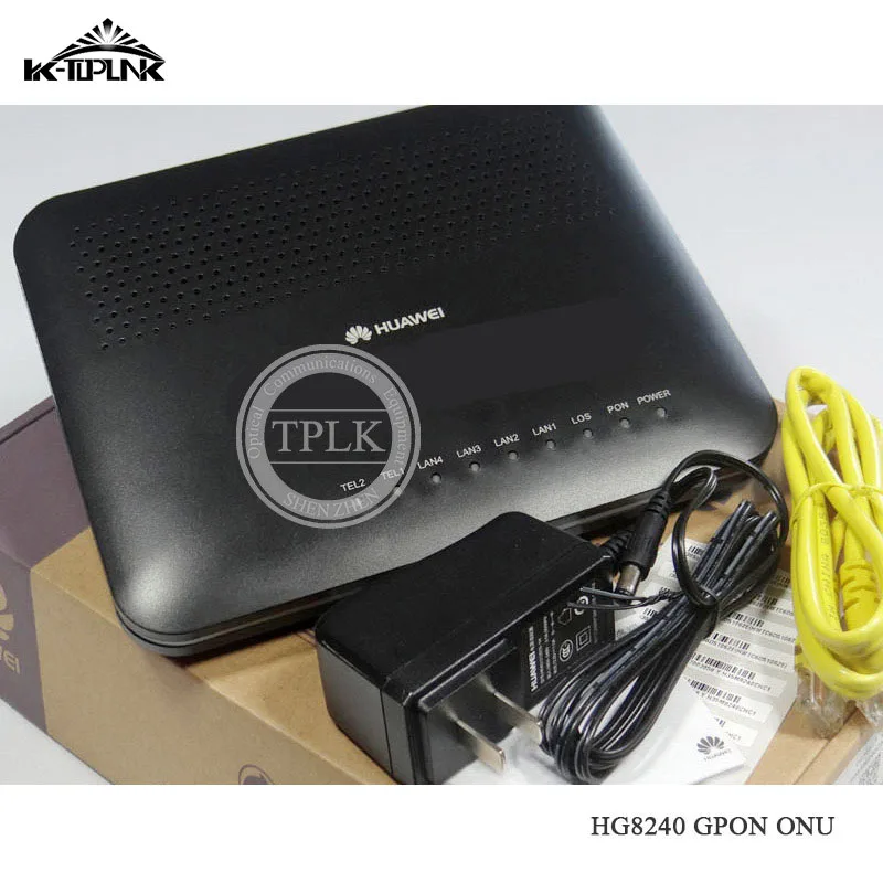 Оптоволоконный сетевой маршрутизатор FTTH FTTB FTTX HG8240 4FE + 4LAN WIFI GPON ONU ONT | Мобильные