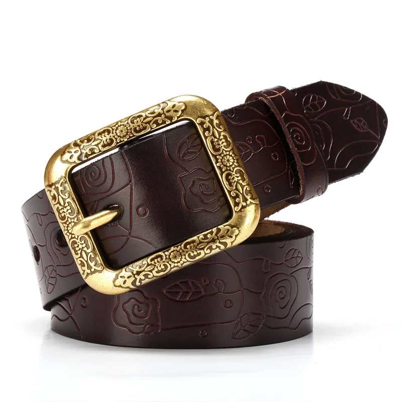 Новинка 2017 дизайнерские Брендовые женские ремни из натуральной коровьей кожи