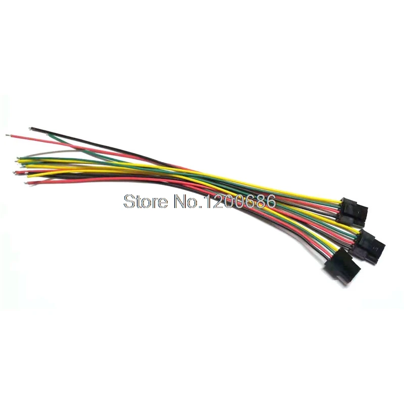 4PIN 15 см 22AWG разъем питания пластиковый корпус Molex 3,0 мм 43645-0400 Мужской Силовой провод жгут Molex Micro-Fit 3,0 жгут проводов