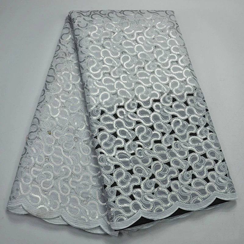 Африканская кружевная ткань из двойной органзы 2019 Вышивка Тюль французские