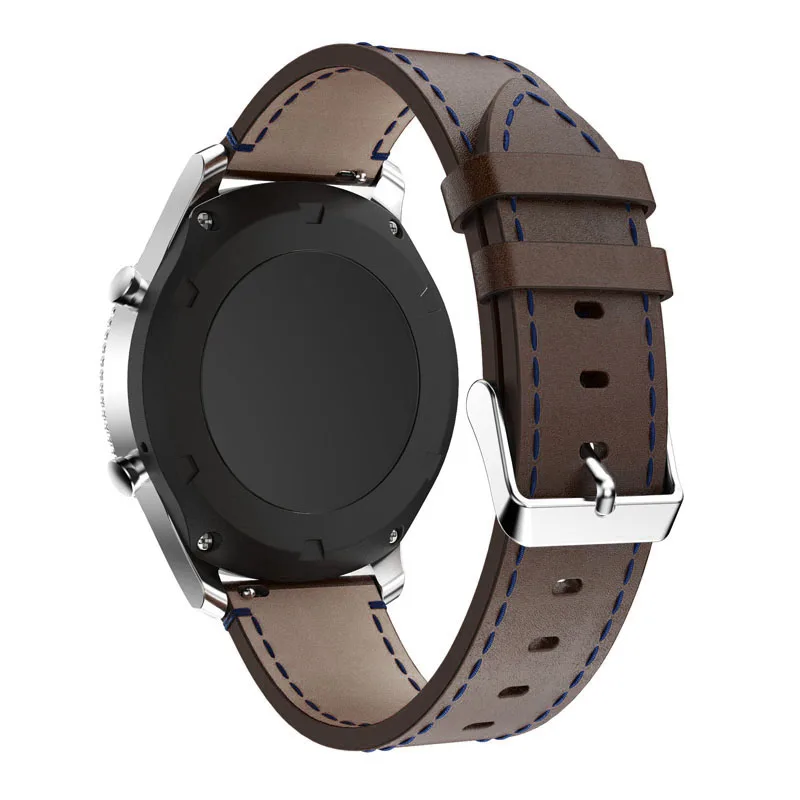 Итальянский ремешок для часов из натуральной кожи 22 мм браслет Samsung Gear S3 classic frontier
