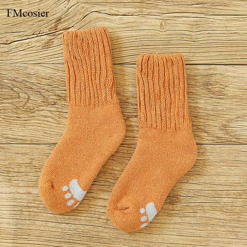 4 пары зимних супер тепловых уплотненных полотенец теплые носки из плотной