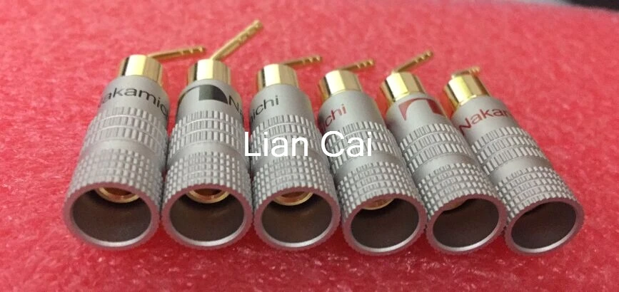 Новинка 4 шт. Высококачественный Новый 24K золотистый динамик Nakamichi Pin Angel 2 мм