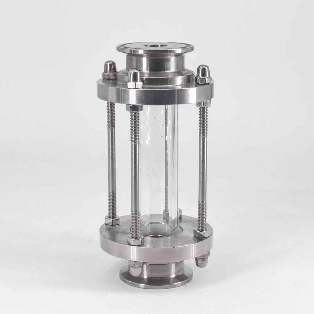 Зажим Tri Clamp SUS316L санитарный стеклянный диоптрий для домашнего пивоварения 19/25/32/38