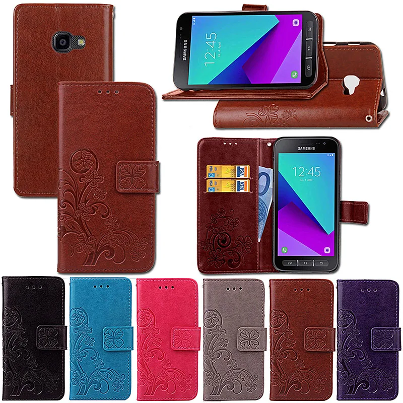 Чехол для мобильного телефона Samsung Galaxy Xcover 4 Sm G390F Флип PU кожа Корпуса diamond Дизайн
