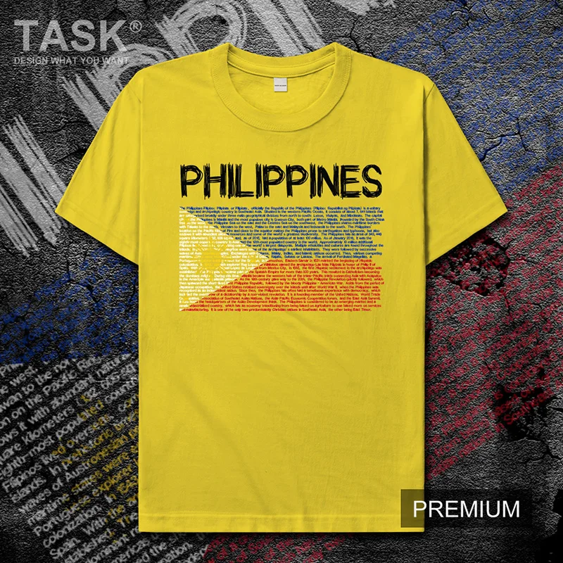 Филиппины Pilipinas PHL Мужская футболка Новые Топы Футболка короткий рукав одежда