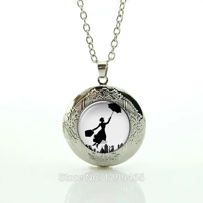 Collares Collier Мода Mary Poppins кулон, фигурный медальон кулон, mary Воротник Ожерелье Арт Комплект ювелирного изделия N716