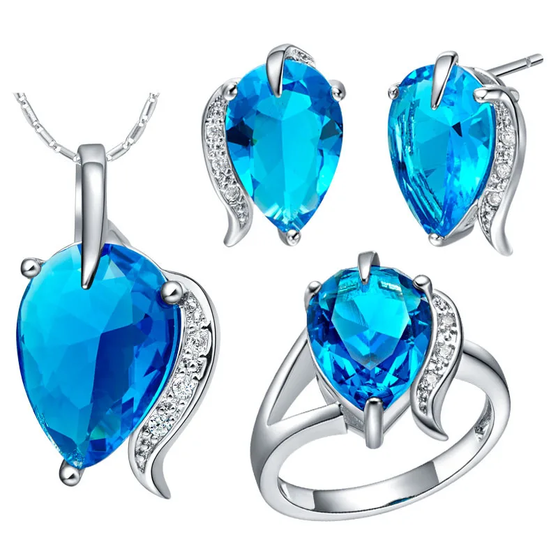 Новый набор 925 наборов серебро изготовленная на заказ высокая-конец костюмы в