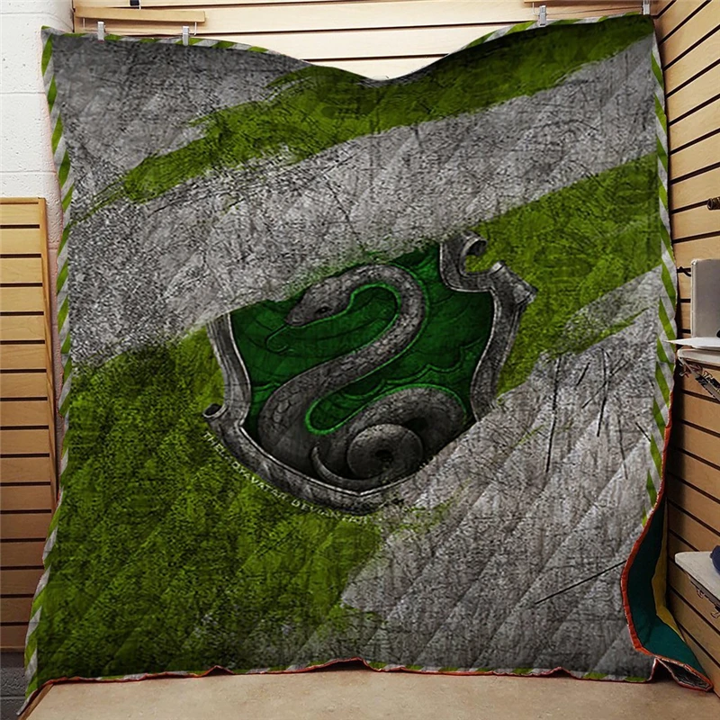 Летнее стеганое одеяло с 3D принтом hp Hogwarts для детей, постельные принадлежности для взрослых, теплое офисное тонкое одеяло, Хлопковое одеяло King