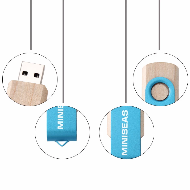 Miniseas реальная емкость красочная память деревянный Usb флэш накопитель 8G/16G/32G/64G USB