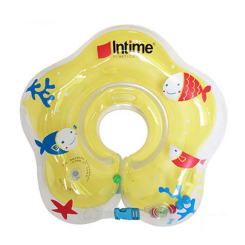 Детское плавающее кольцо с мультяшным горлышком для новорожденных надувной
