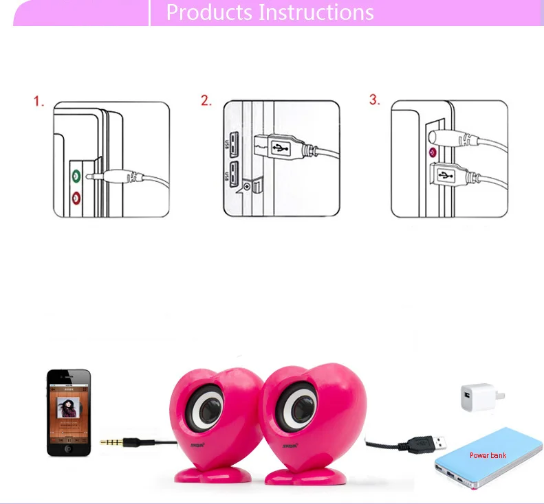 SADA V 188 1 пара 2 0 канальный мини динамики USB 3 5 мм AUX Проводные колонки для ноутбука