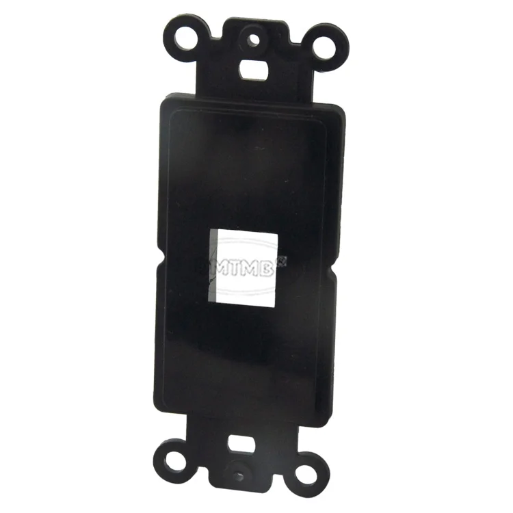 

1 keystone port inner wall plate with black color
