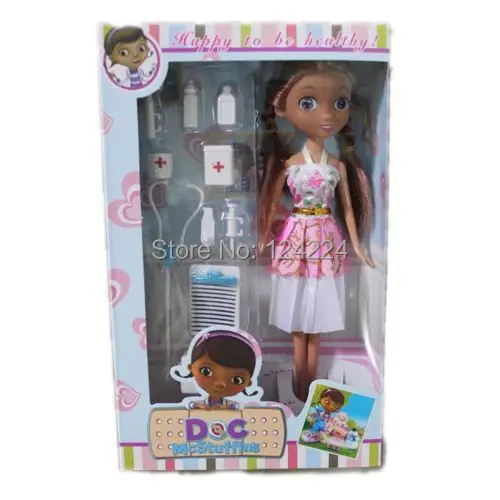 Мультфильм 10 &quot док McStuffins клиника девушки рисунок игрушка кукла рождественский