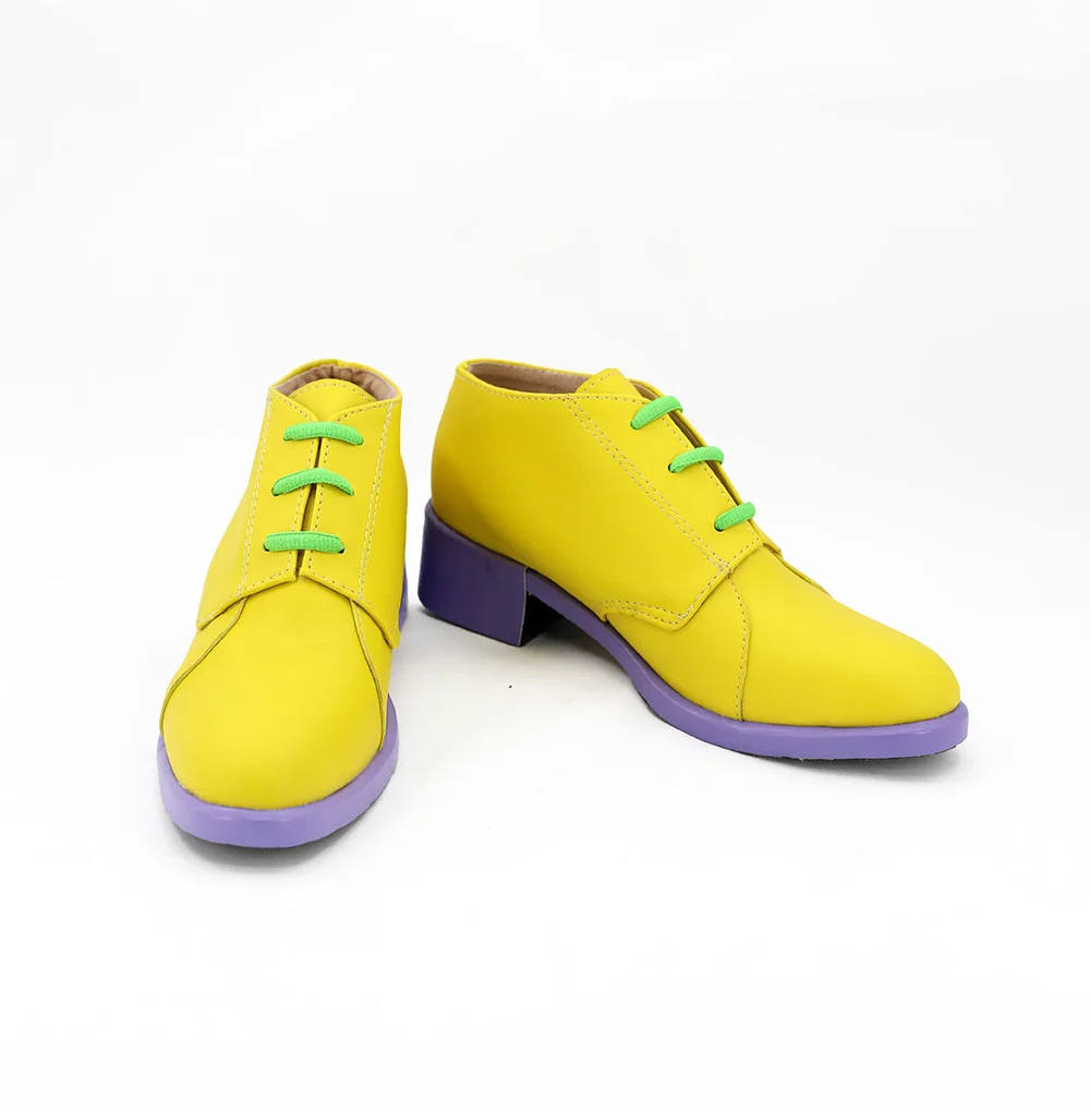 Rohan Kishibe Cosplay JoJo's Bizarre Adventure Yellow Shoes Boots Custom Made Any Size | Тематическая одежда и