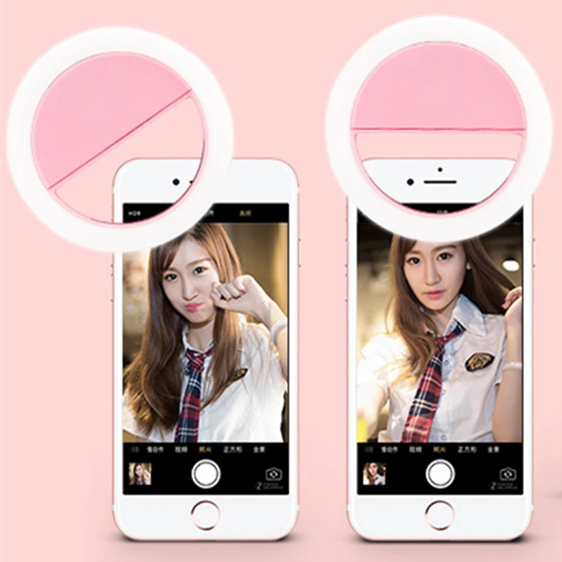 Светодиодная лампа для селфи HOTR заряжаемая от USB|flash selfie|led flash selfieselfie |