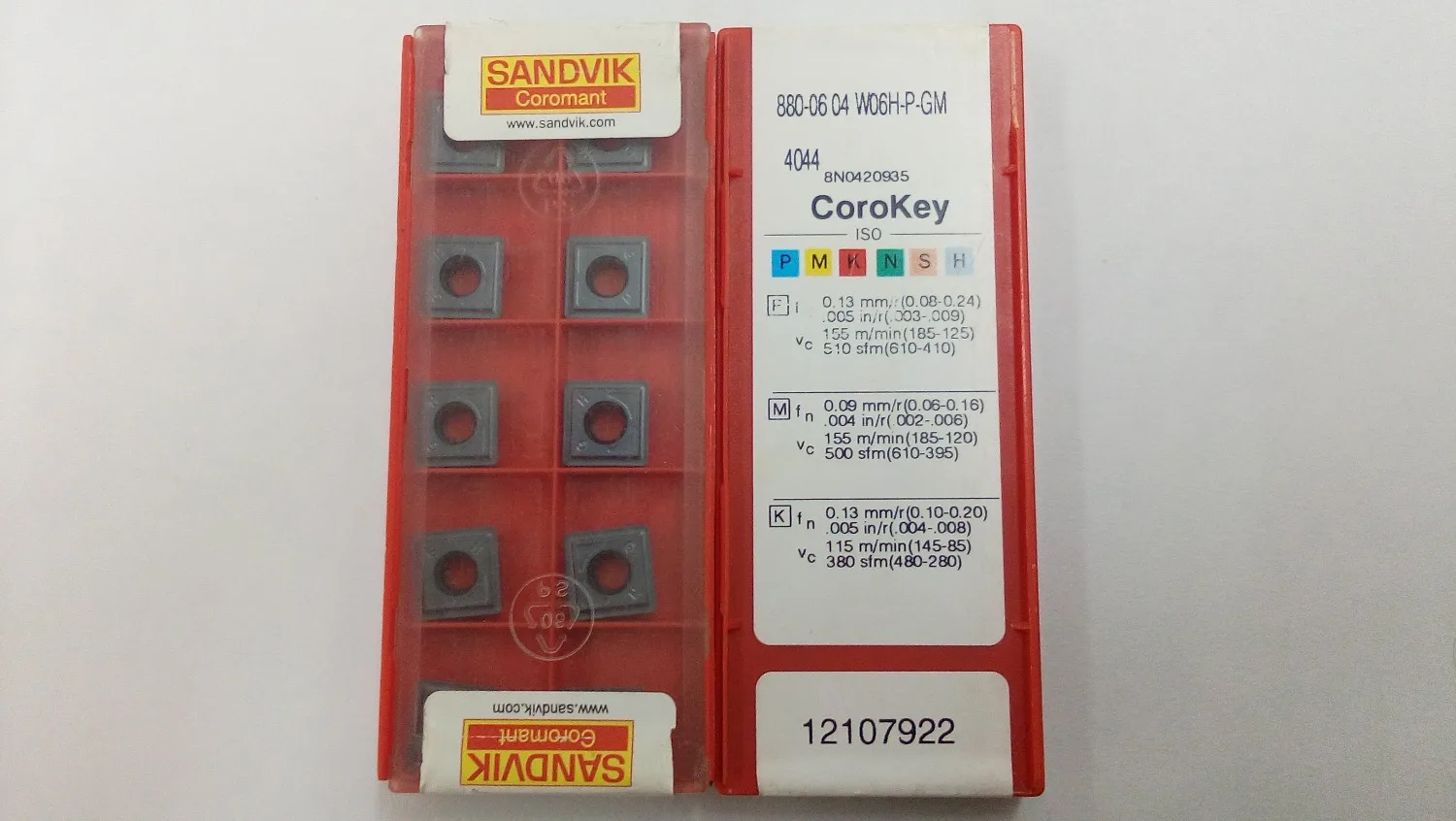 Карбидная вставка 880 0604W06H P GM 4044 10 шт.|insert|insert carbide |