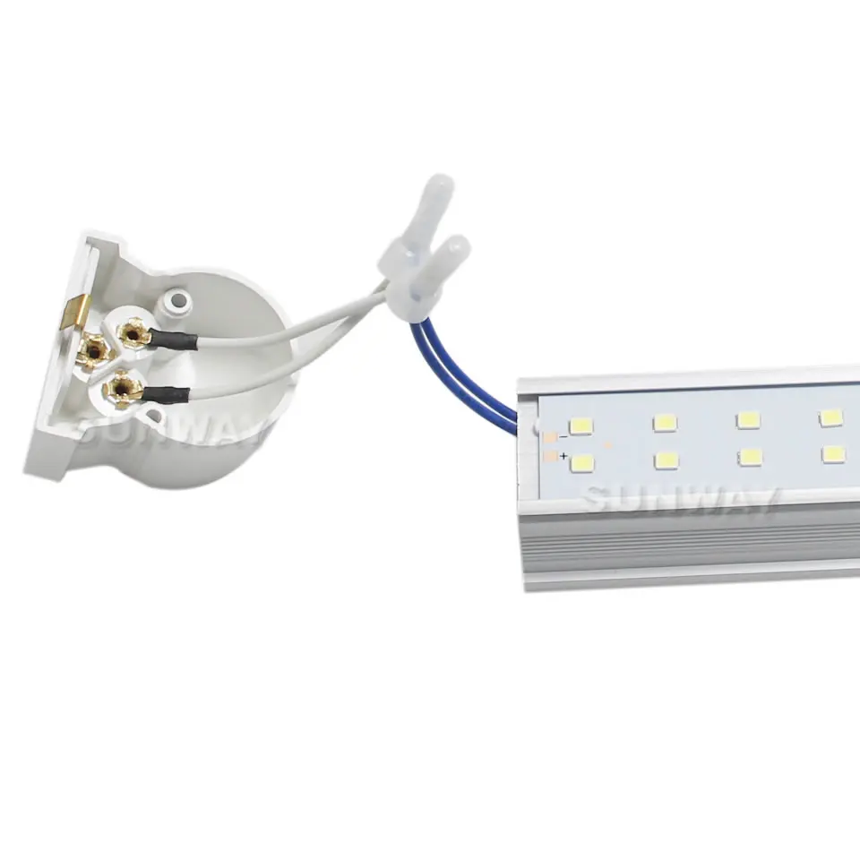 CNSUNWAY LED интегрированная трубка светодиодный лампа/свет 2ft 18 Вт T8 люминесцентные лампы AC85-265V Высокое качество 60 см 24 ''лампа Прямая с фабрики 50 шт
