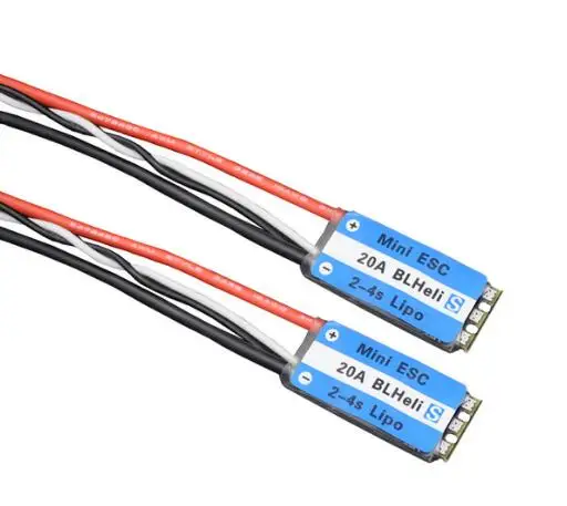 Мини 20A ESC BLHeli_S OPTO 2-4S Lipo BLHeli-S esc для гоночного дрона комплект Racer QAV-180mm Квадрокоптер пульт дистанционного управления