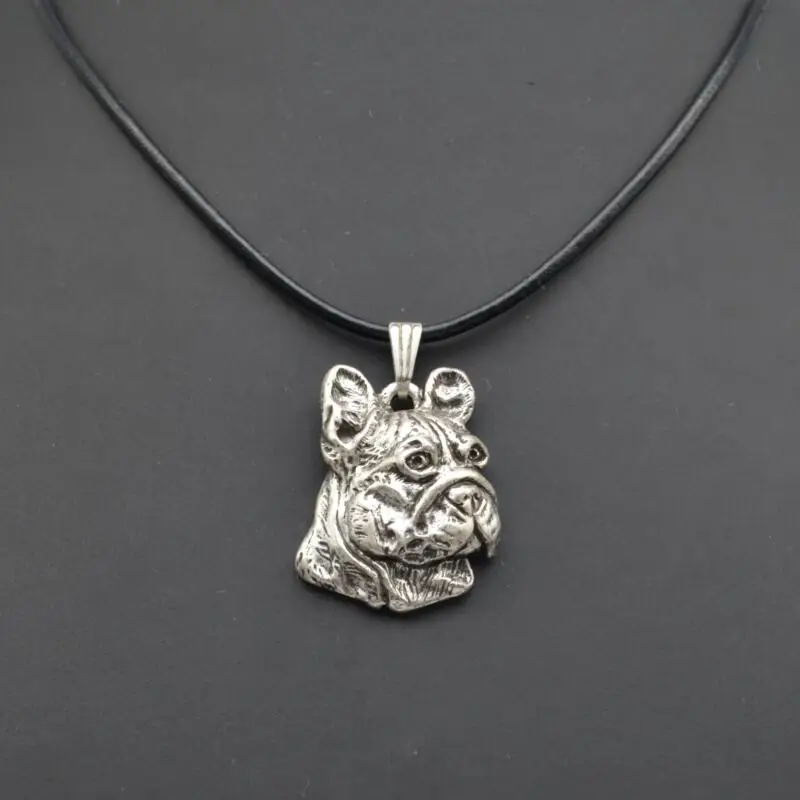 

Wholesale Handmade Retro French Bulldog Pendant Necklace Female/Male Gift Jewelry Necklace--12pcs/lot