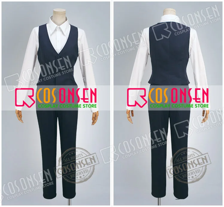 Костюм для косплея ONSEN Silver Soul Gintama Cafe & Bar Sakata Gintoki Shimura Shinpachi полный комплект|cosplay