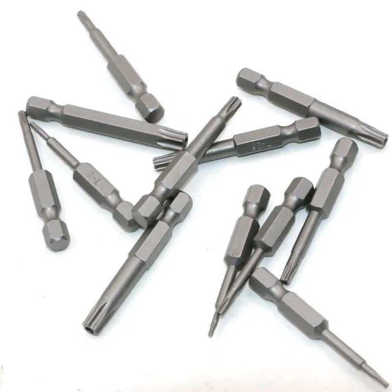 12Pcs 1/4&quot T5-T40 Magnetic Torx Screwdriver Set Tamper Proof Drill Bit Screw Driver Bits Hex Hand Tools | Инструменты