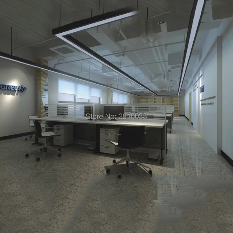 10X1 м наборы/лот линейный свет алюминиевый профиль Светодиодная лента и супер