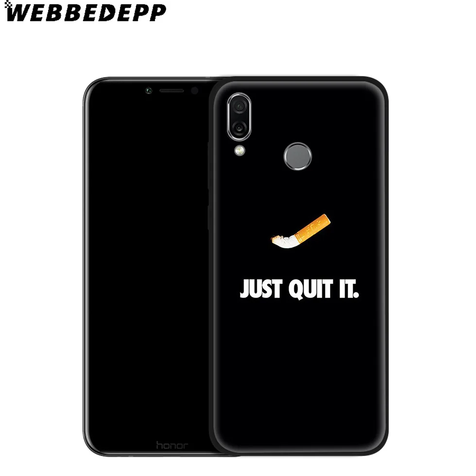 WEBBEDEPP сигарета арт мягкий чехол для Huawei Mate Honor 20 6A 7A 7C 7X 8 9 9X 10 View Lite Pro 30 |