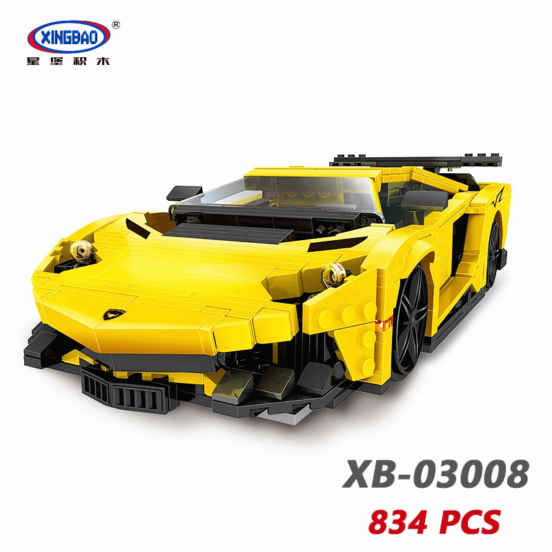 XINGBAO новая Оригинальная игрушечная серии 03022/03008/07003 благородные гоночный
