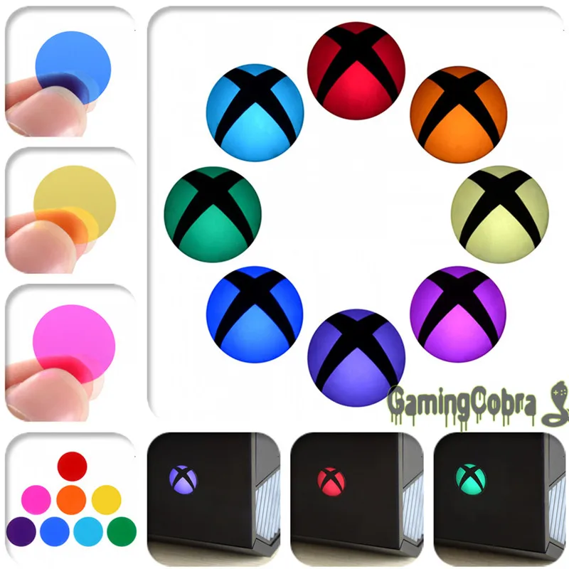 Светодиодный чехол для Xbox One с логотипом и кнопкой включения|cover sticker|cover forcover covers |